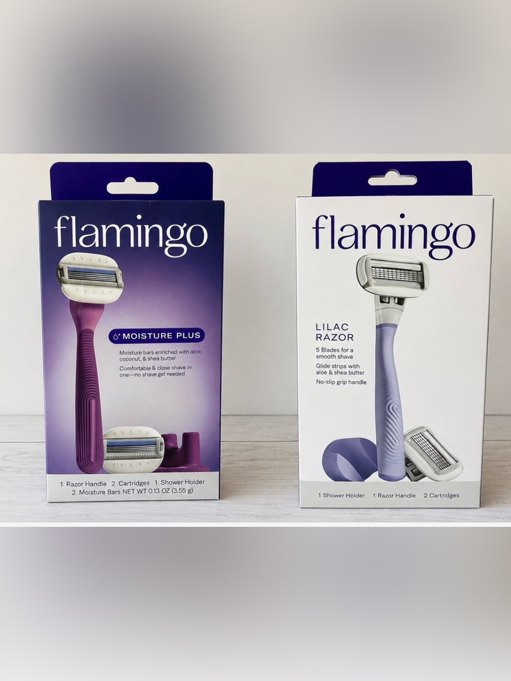 Flamingo Moisture Plus Women's Razor Set